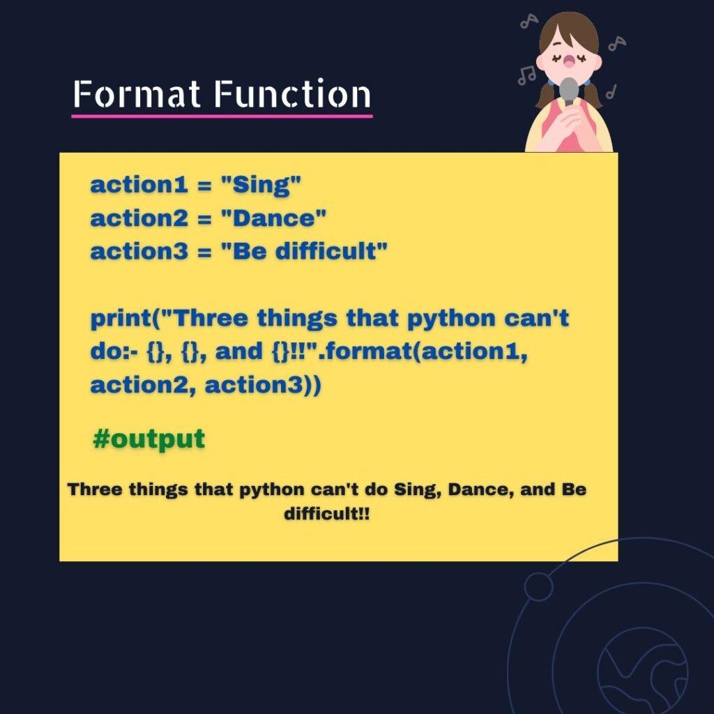 Format Function