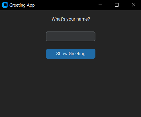 Greetings app