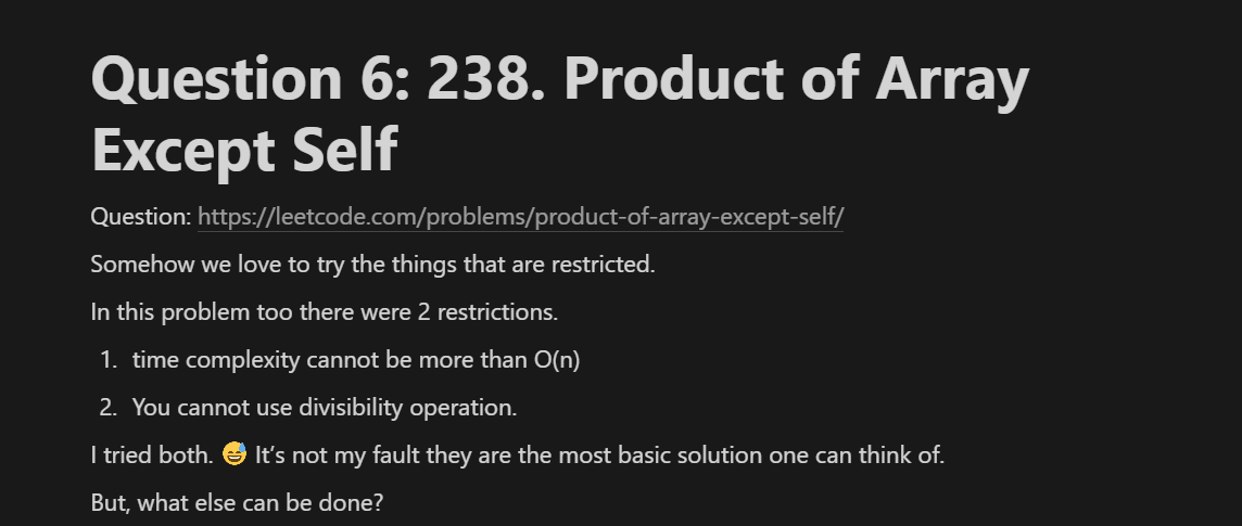 Day 4: Product of Array Except Self And One More - python-hub