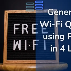 Read more about the article Generate a Wi-Fi QR code using Python in 4 Lines