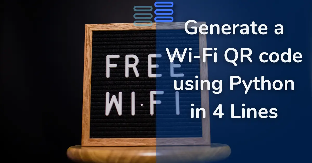 Read more about the article Generate a Wi-Fi QR code using Python in 4 Lines