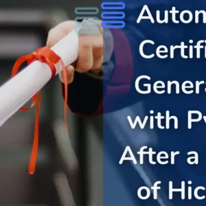 Read more about the article How I Automated Certificate Generation with Python After a Series of Hiccups