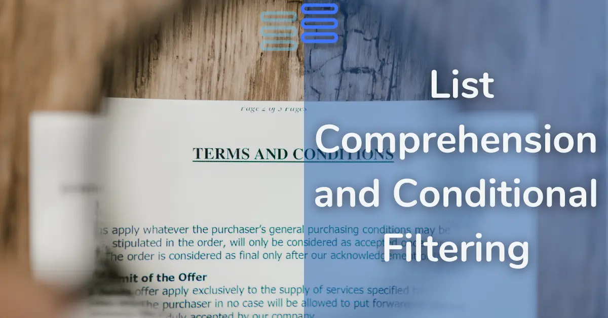 Read more about the article Question 26: List Comprehension and Conditional Filtering in Python