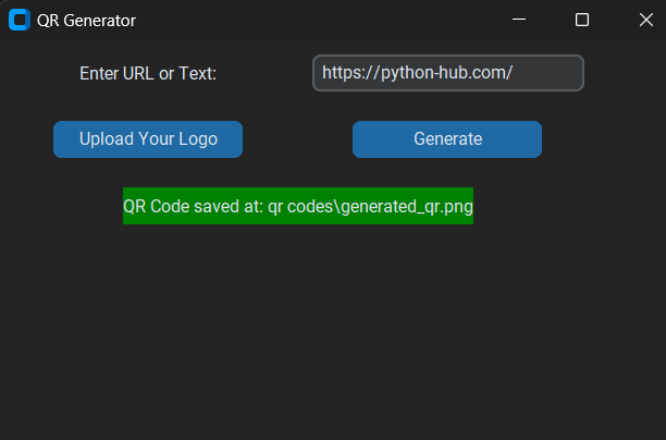 Generate a QR Code for a Website in Python