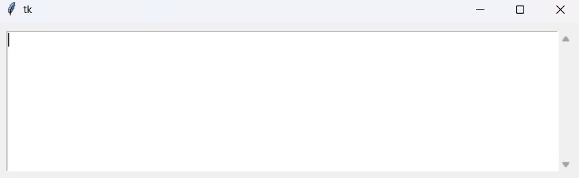Tkinter ScrolledText example